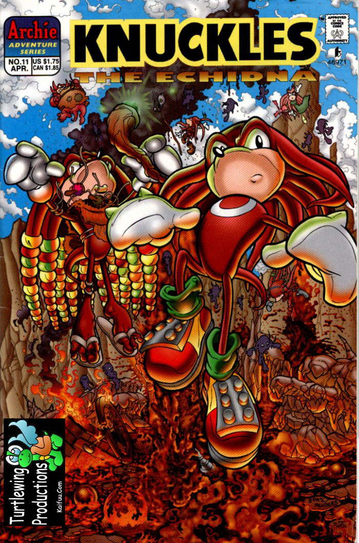 Knuckles - April 1998 Comic cover page